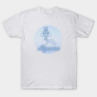 Spherical Zodiac Aquarius T-Shirt